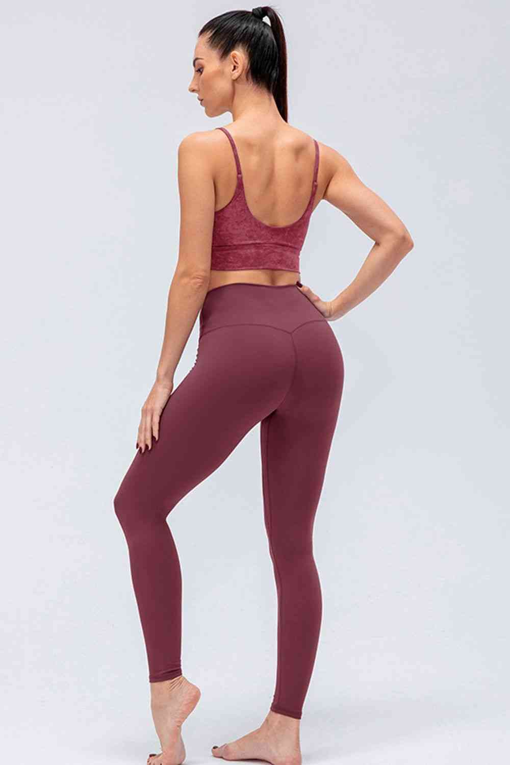 Wide Waistband Slim Fit Active Leggings - Leggings - Activewear - 12 - 2024