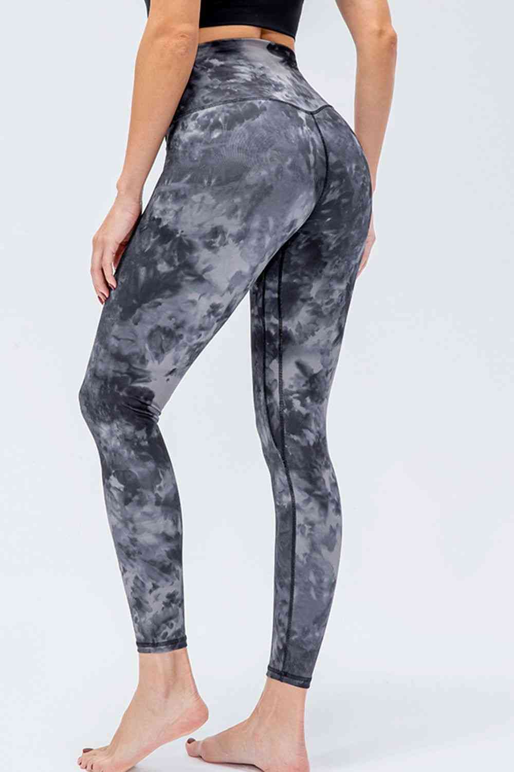 Wide Waistband Slim Fit Active Leggings - Heather Gray / S - Leggings - Activewear - 13 - 2024