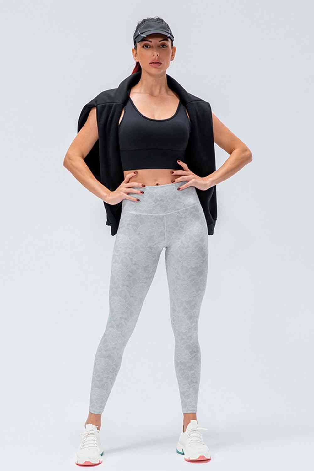 Wide Waistband Slim Fit Active Leggings - Leggings - Activewear - 18 - 2024