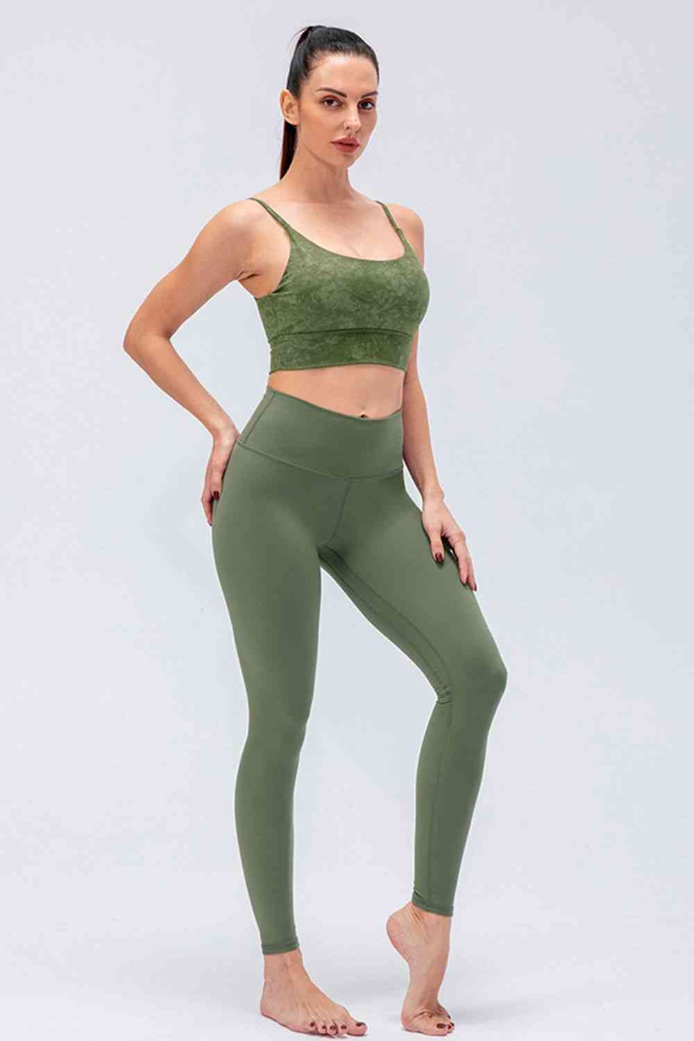 Wide Waistband Slim Fit Active Leggings - Leggings - Activewear - 3 - 2024