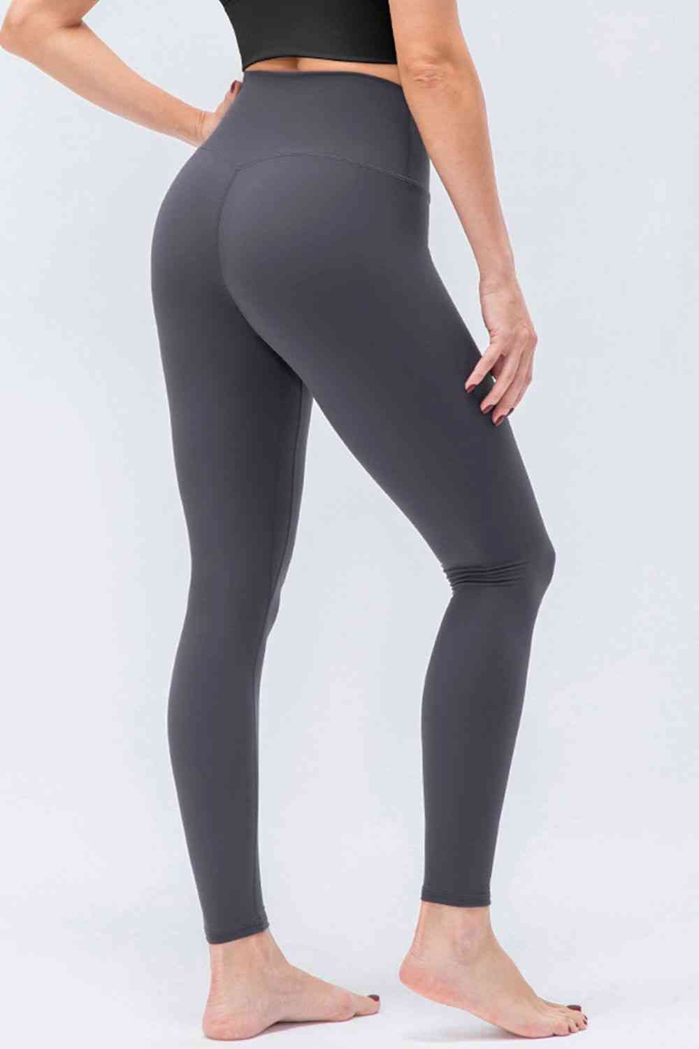 Wide Waistband Slim Fit Active Leggings - Leggings - Activewear - 8 - 2024