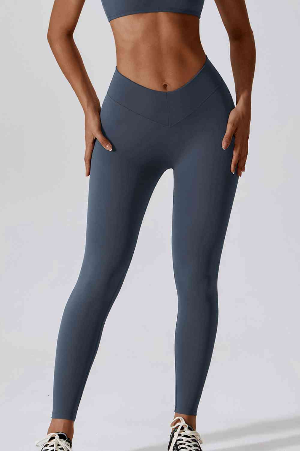 Slim Fit Wide Waistband Sports Leggings - Leggings - Activewear - 3 - 2024