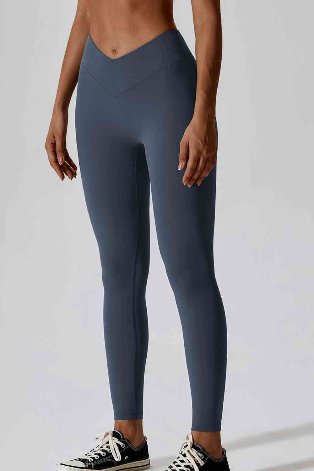 Slim Fit Wide Waistband Sports Leggings - Leggings - Activewear - 4 - 2024