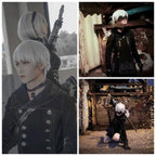 NieR: Automata 9S & 2B Cosplay Costume with Wig and Accessories - Anime - Cosplay - 4
