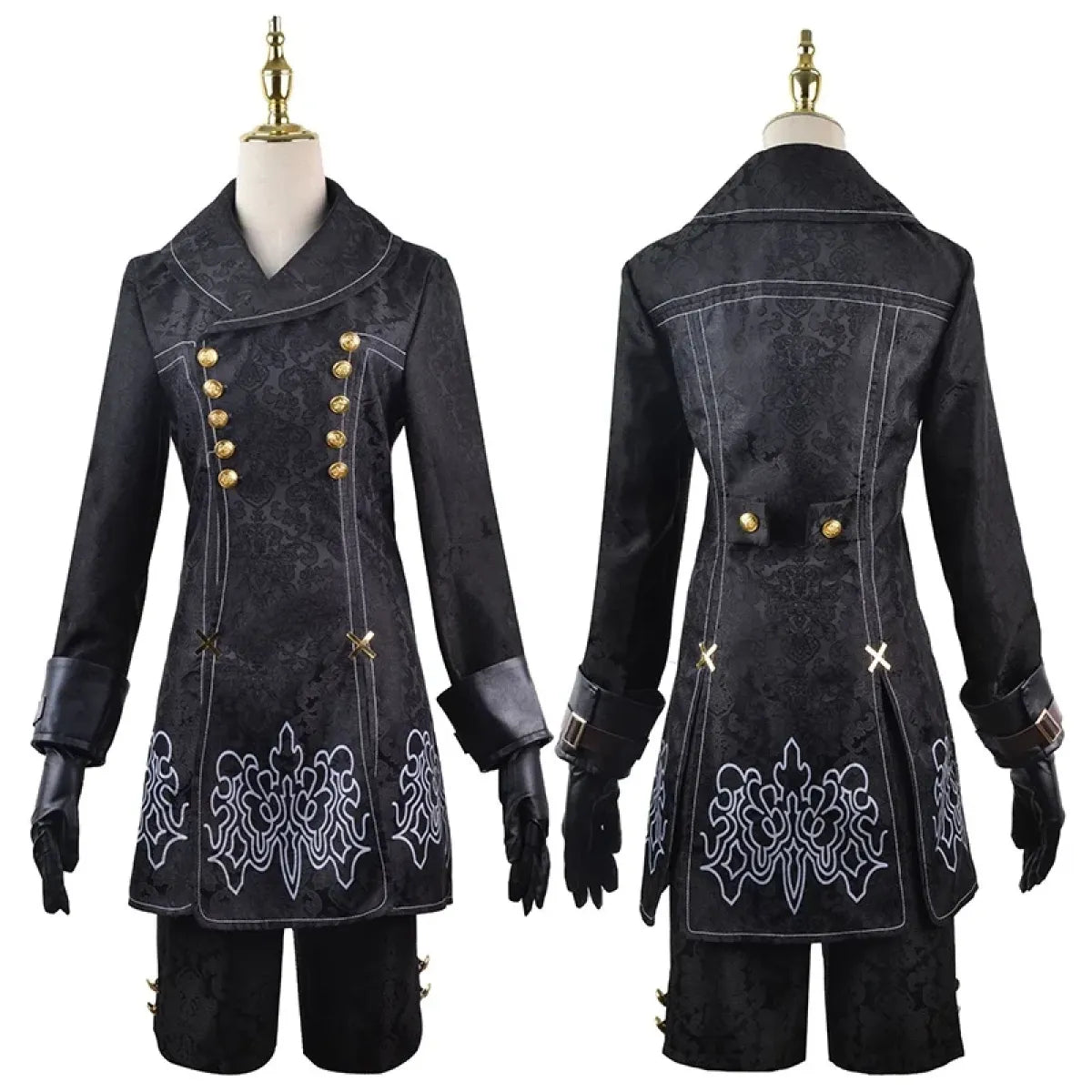 NieR: Automata 9S & 2B Cosplay Costume with Wig and Accessories - Anime - Cosplay - 2