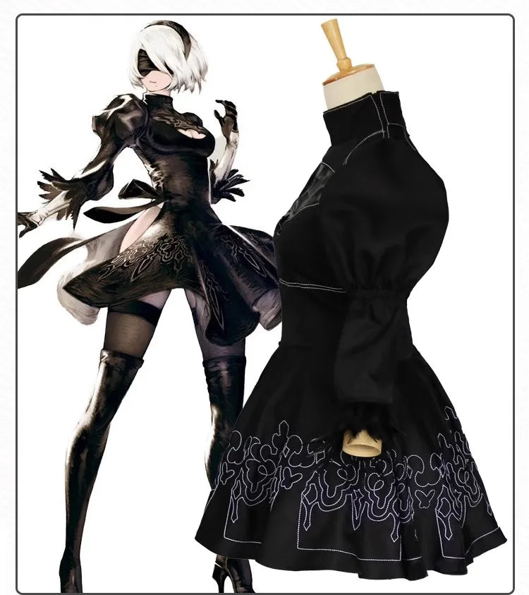 NieR: Automata 9S & 2B Cosplay Costume with Wig and Accessories - Anime - Costumes - 2024 - 12 - Worldwide Shipping