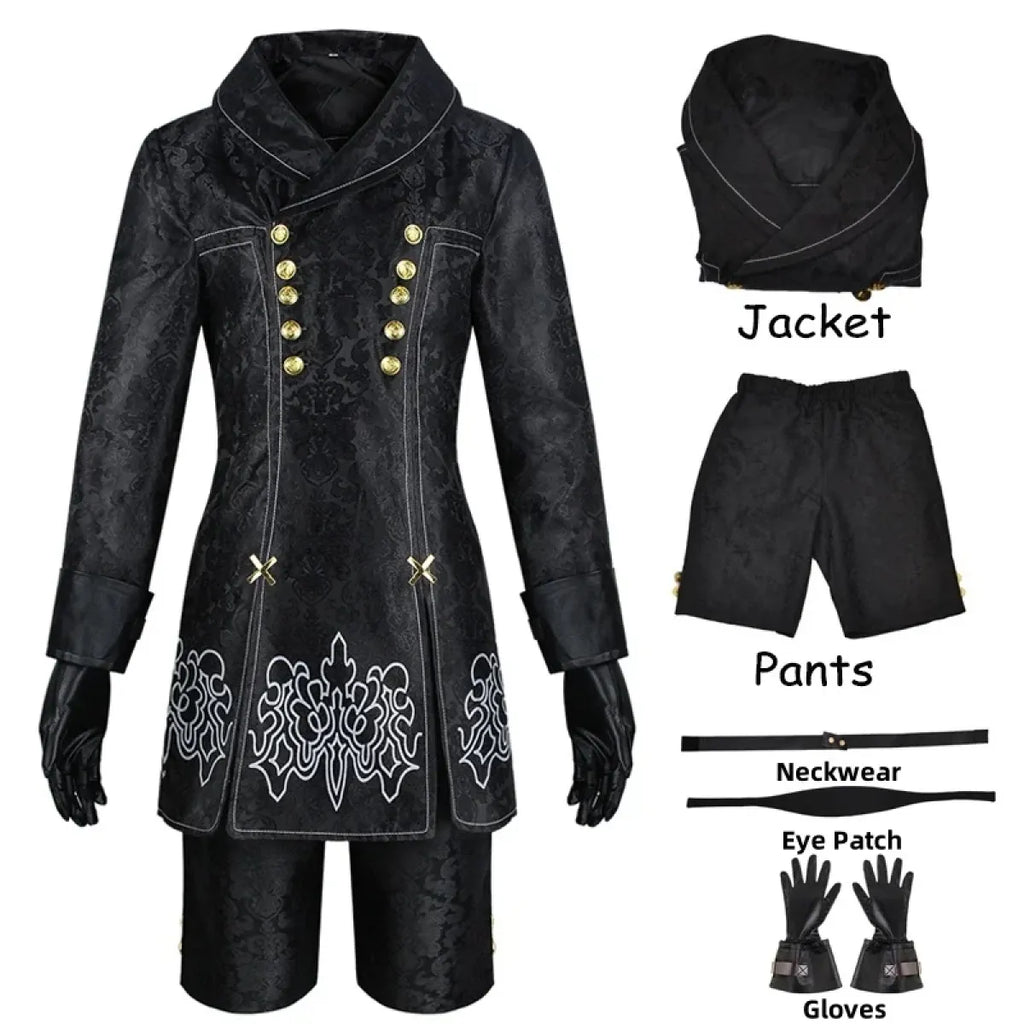 NieR: Automata 9S & 2B Cosplay Costume with Wig and Accessories - Anime - Cosplay - 18