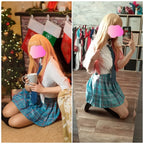 Marin-Inspired Blonde Pink Gradient Cosplay Wig - Anime - Hair Accessories - 3