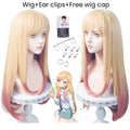 Marin-Inspired Blonde Pink Gradient Cosplay Wig - Anime - Hair Accessories - 7