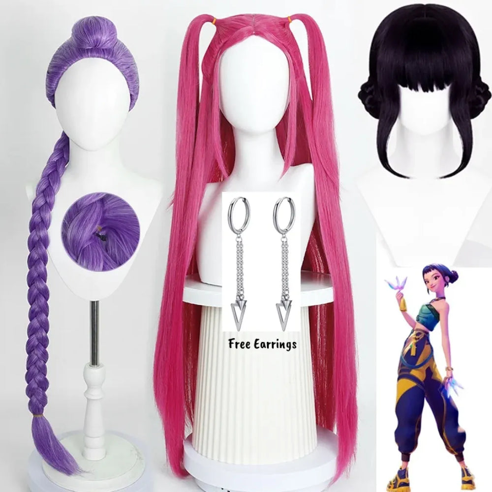 Kpop Demon Hunter Cosplay Wig Set - Cosplay - 1