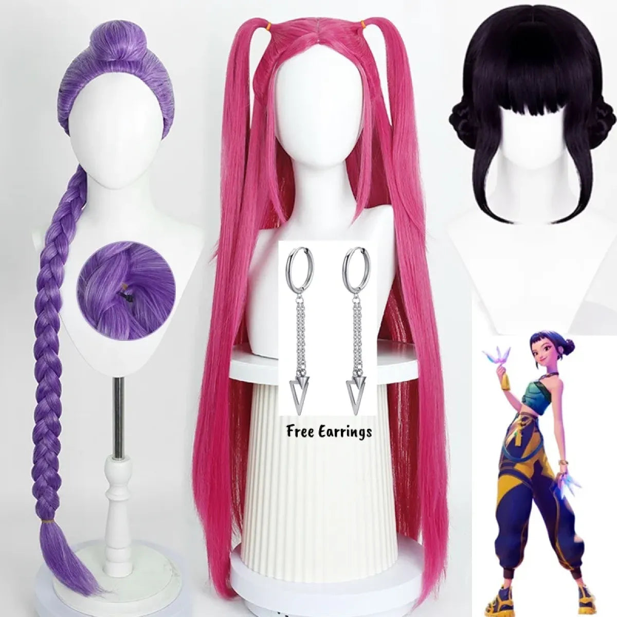 Kpop Demon Hunter Cosplay Wig Set - Best Sellers - 1