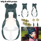 Maomao Green Twin Tail Cosplay Wig Set - Anime - Hair Accessories - 7