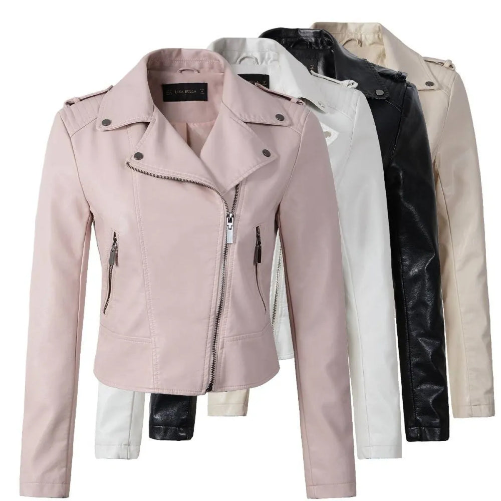 Winter Biker Jacket - Women’s Clothing & Accessories - 1