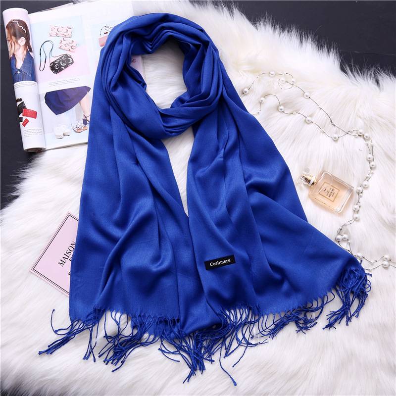 Winter Cashmere Scarves - Blue - Women’s Clothing & Accessories - Clothing - 11 - 2024