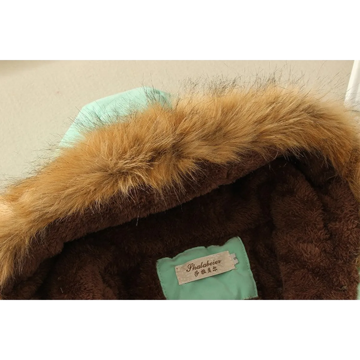 Women’s Winter Cotton Jacket - Hooded Slim Fit Warm Parka - Women’s Clothing & Accessories - Long - Women’s Jackets - 44