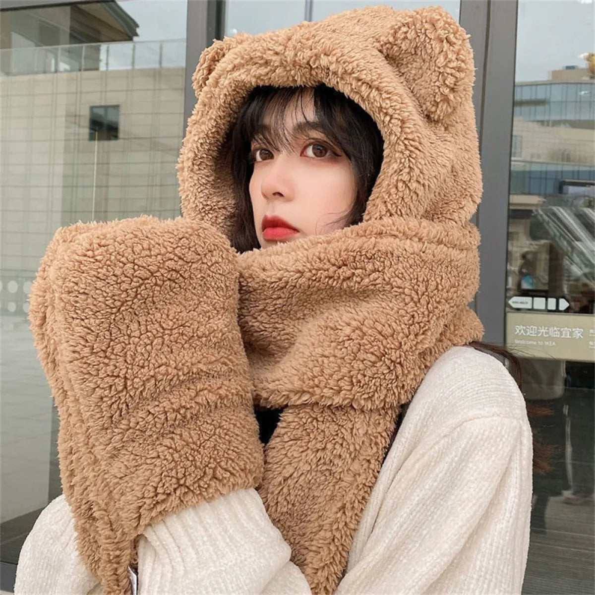 Winter Knitted Cap Sets - Women’s Clothing & Accessories - 1