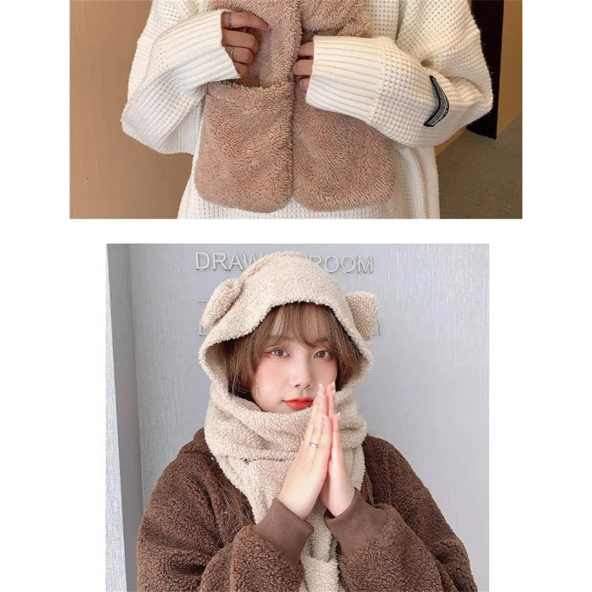 Winter Knitted Cap Sets - Women’s Clothing & Accessories - 11