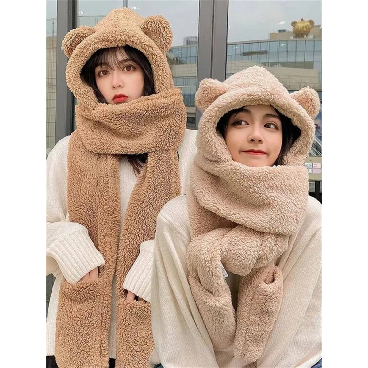 Winter Knitted Cap Sets - Women’s Clothing & Accessories - 13