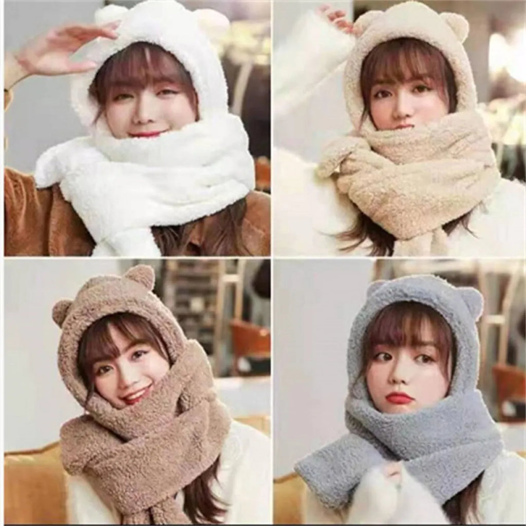 Winter Knitted Cap Sets - Women’s Clothing & Accessories - 3