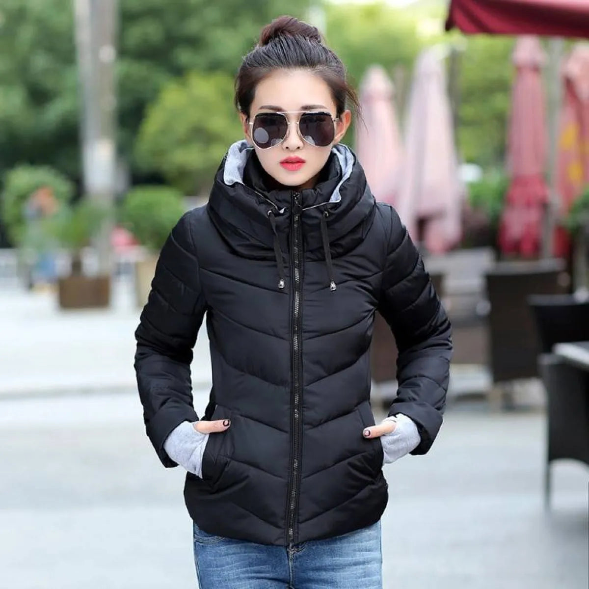 Women’s Winter Puff Jacket - Women’s Clothing & Accessories - 4