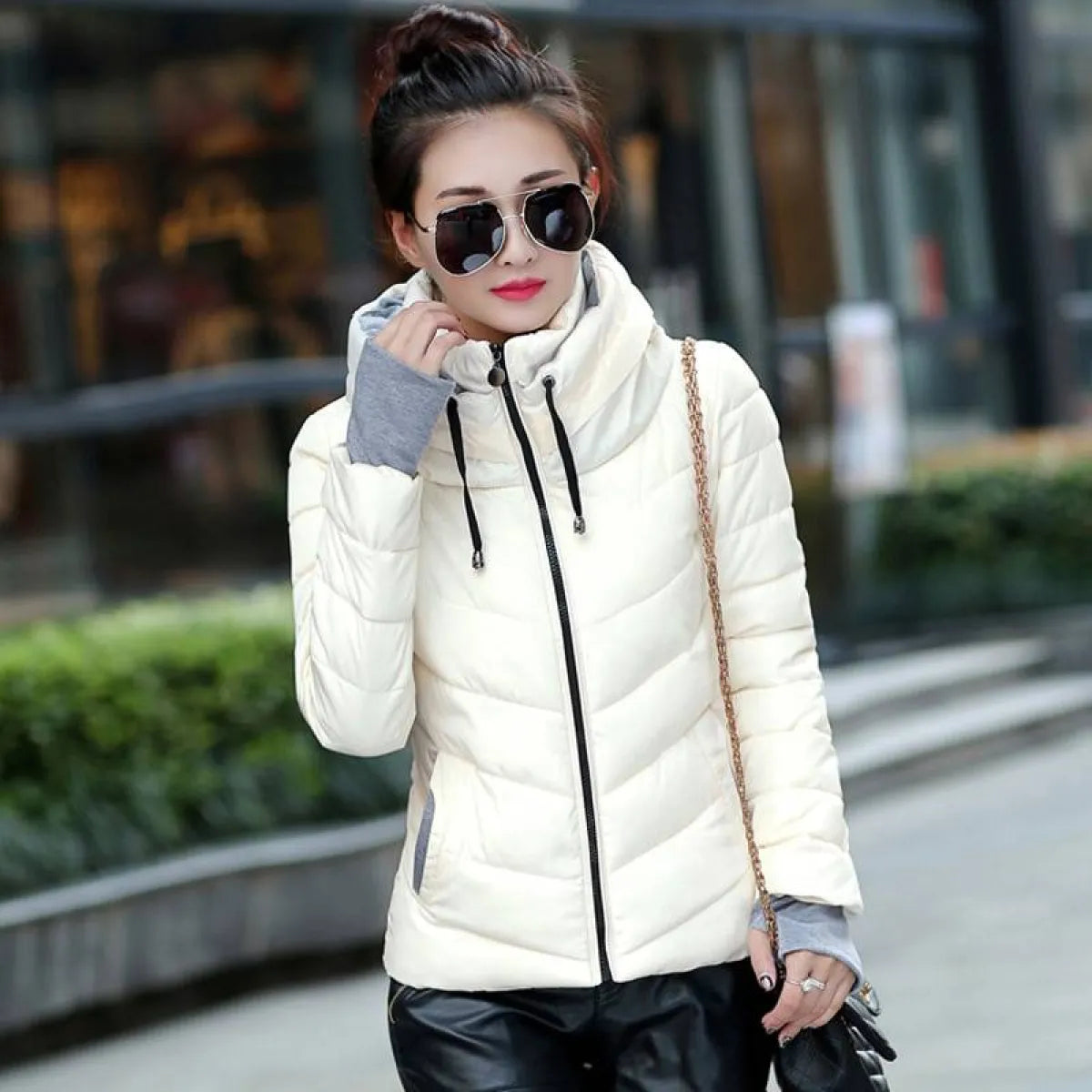 Women’s Winter Puff Jacket - Women’s Clothing & Accessories - 5