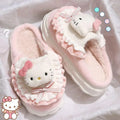 Sanrio PomPomPurin Plush Indoor Winter Slippers - Harajuku Style - Slippers - 3