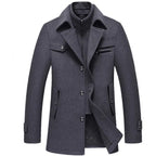 Men’s Winter Wool Coat - Men’s Clothing & Accessories - 4