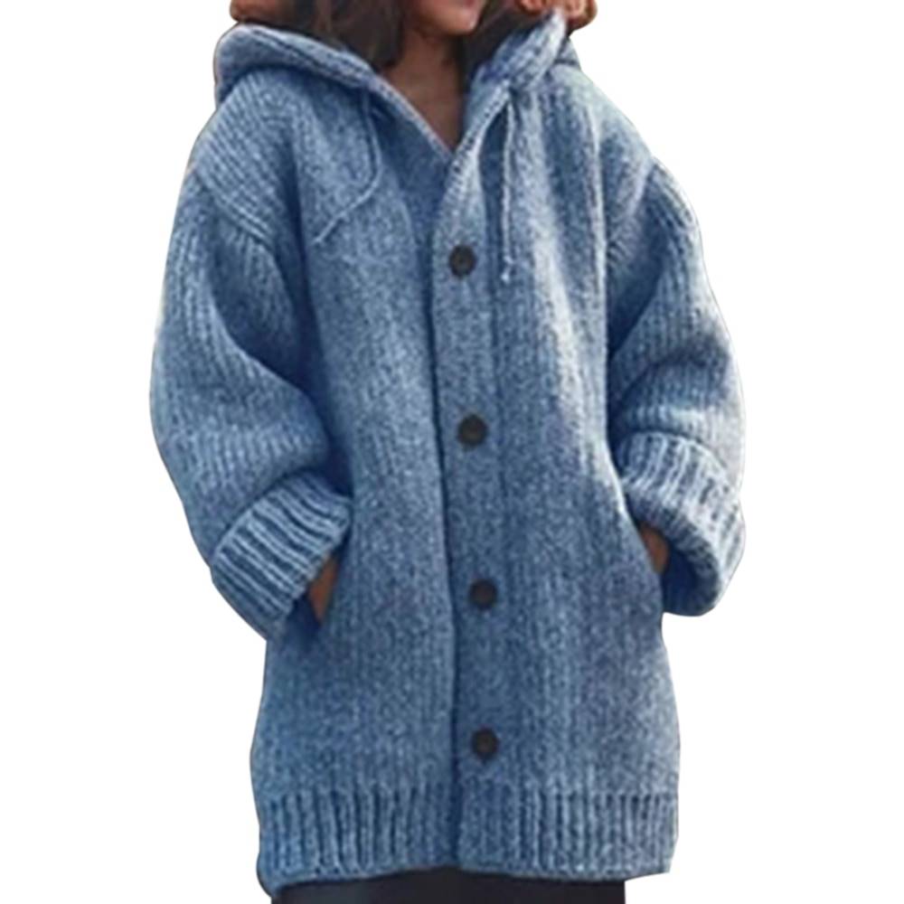 Winter Wool Coats for Women - Blue / XXXL - Sweaters - Coats & Jackets - 8 - 2024