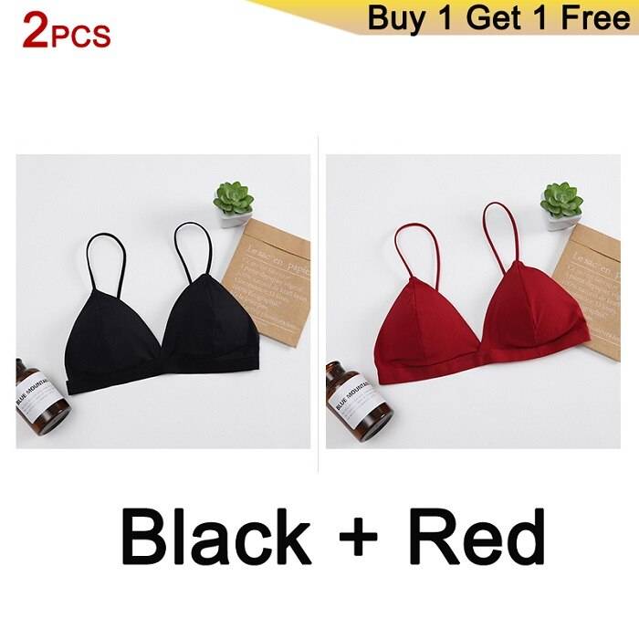 Wireless Soft Women’s Bra - Black / Red / One Size / Nearest Warehouse - Women’s Clothing & Accessories - Bras - 21