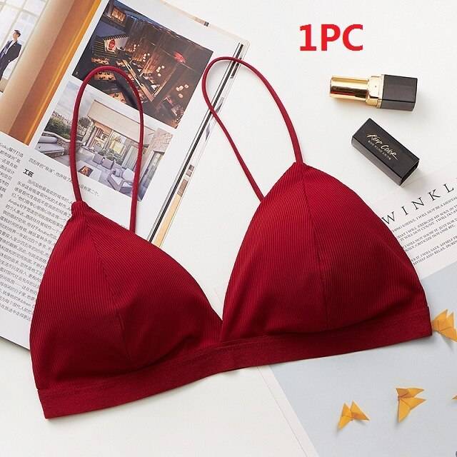 Wireless Soft Women’s Bra - Wine Red / One Size / Nearest Warehouse - Women’s Clothing & Accessories - Bras - 25 - 2024