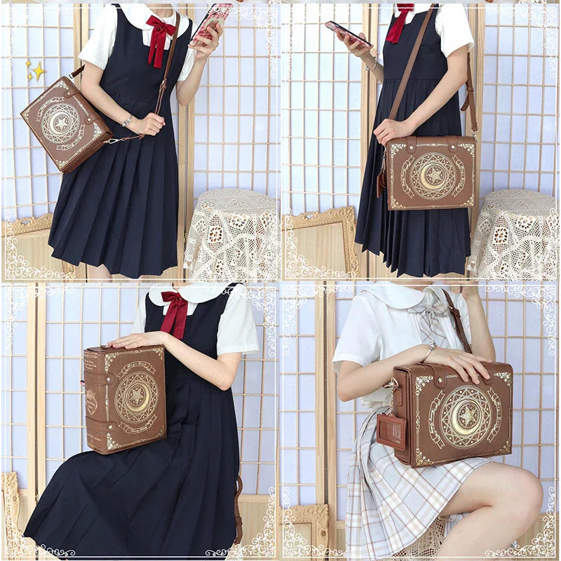 Celestial Dreams Leather Backpack - Black / 25cmX20cmX9cm - Women Bags & Wallets - Backpacks - 5 - 2024