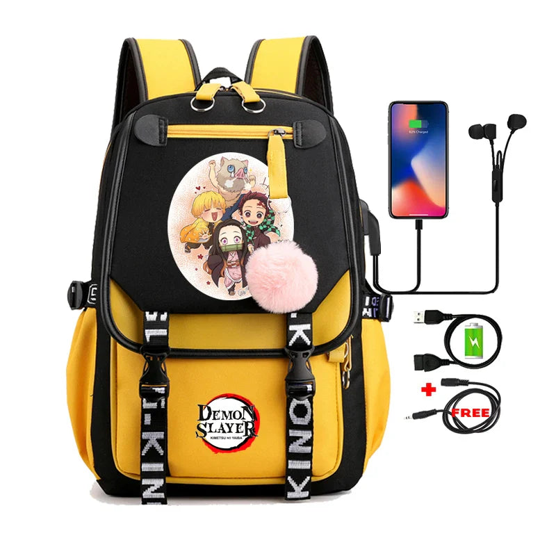Demon Slayer Nezuko Backpack - 34 - Women Bags & Wallets - Backpacks - 39 - 2024