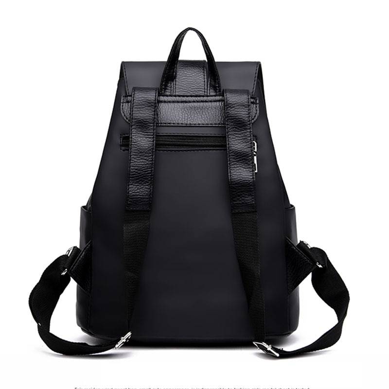 Double Zipper Nylon Backpack - Black / Nearest Warehouse - Women Bags & Wallets - Apparel & Accessories - 5 - 2024