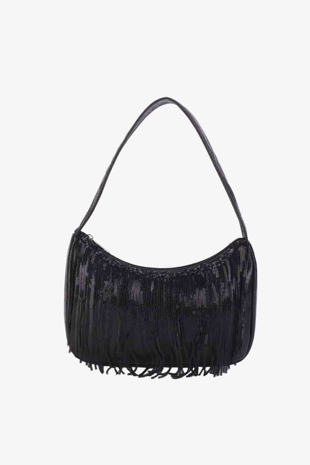 Fringe Detail Handbag - Black / One Size - Women Bags & Wallets - Handbags - 5 - 2024