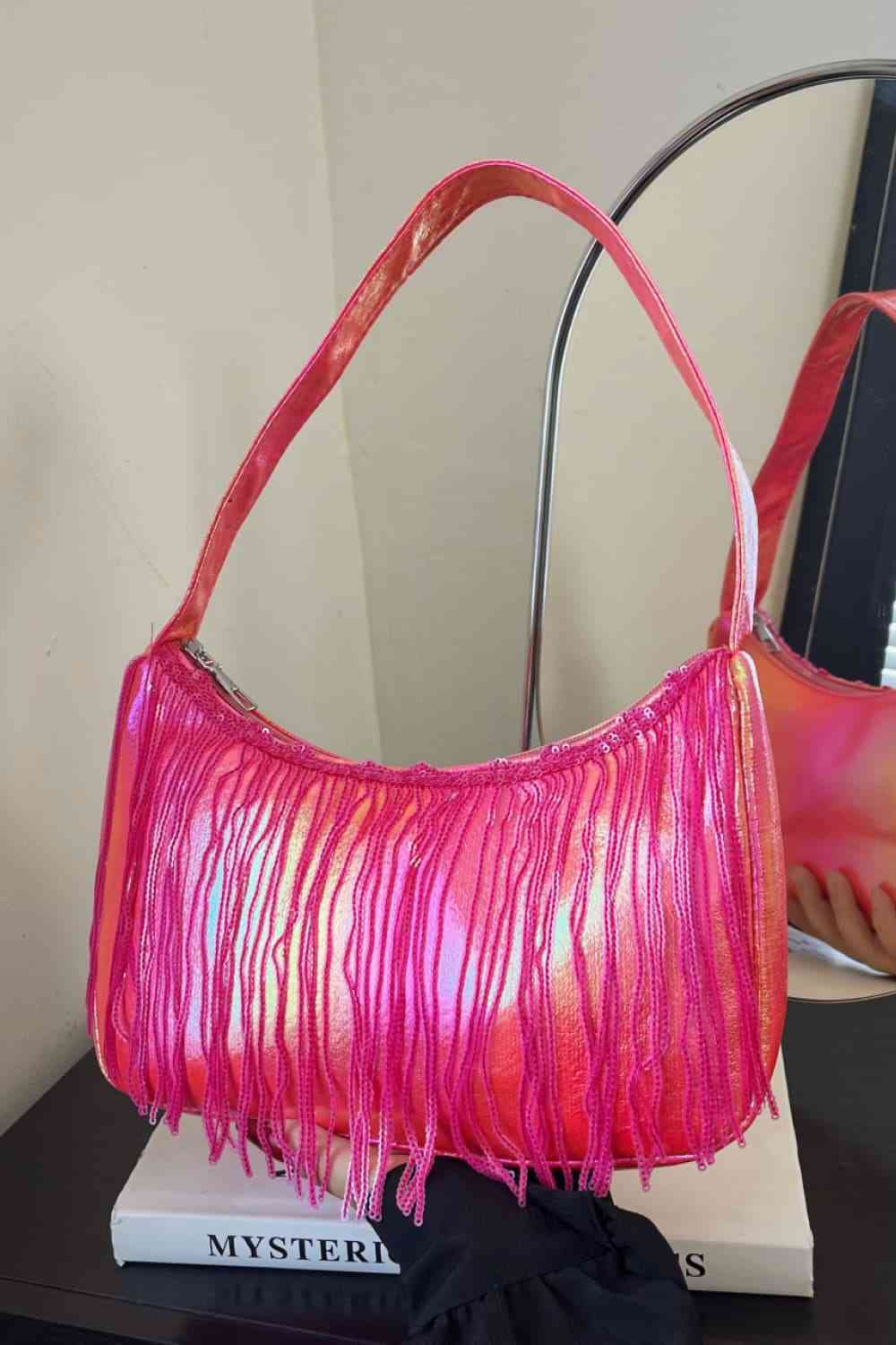 Fringe Detail Handbag - Women Bags & Wallets - Handbags - 11 - 2024