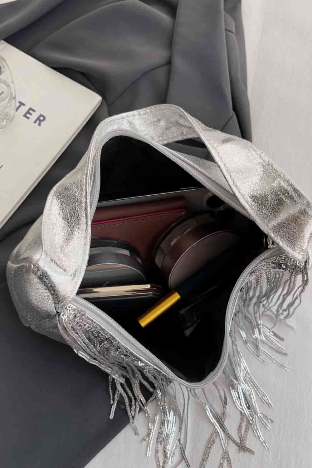 Fringe Detail Handbag - Women Bags & Wallets - Handbags - 4 - 2024