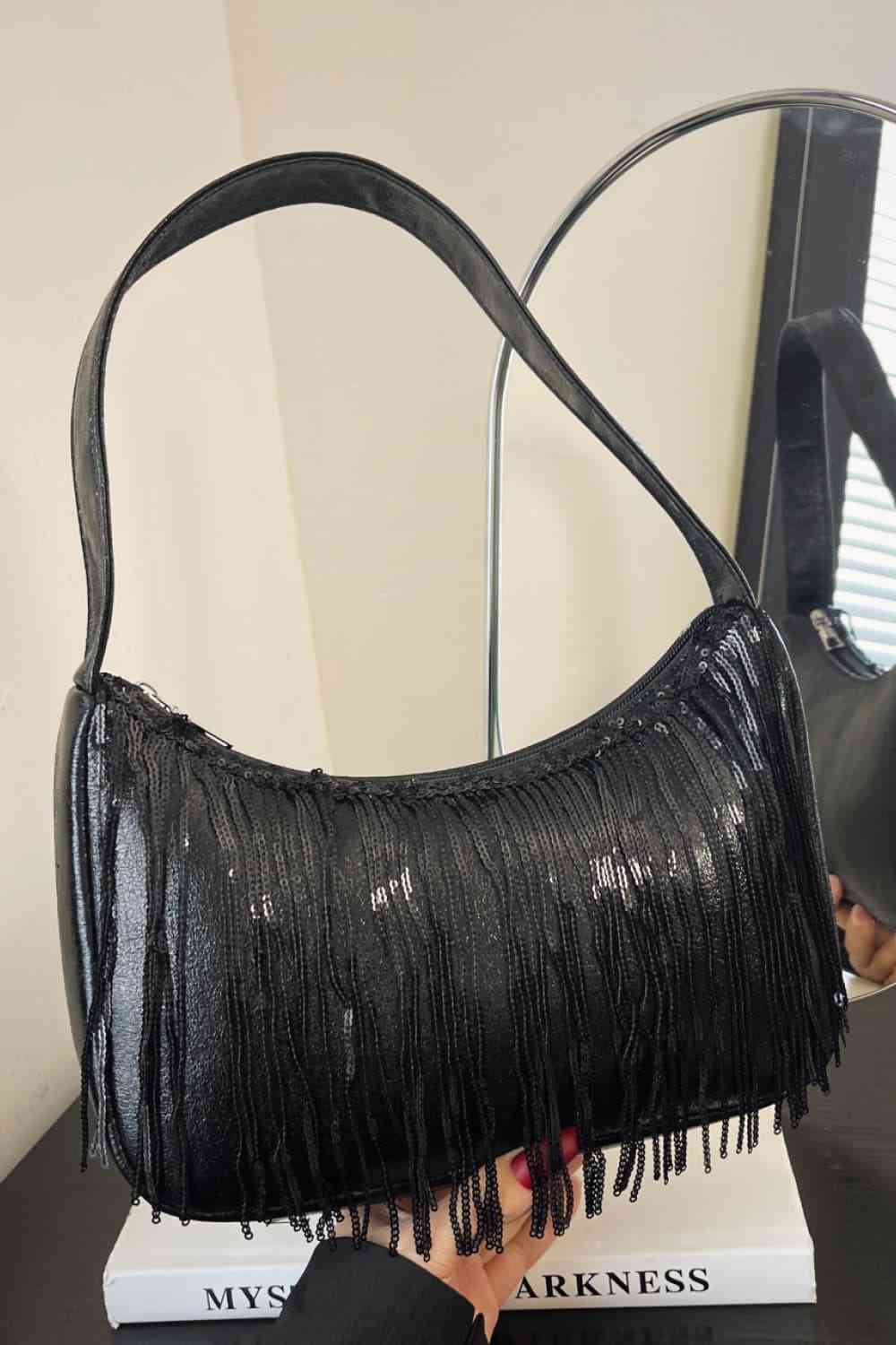 Fringe Detail Handbag - Women Bags & Wallets - Handbags - 7 - 2024