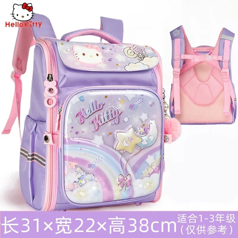 Hello Kitty Girls’ School Backpack - KT0188B purple - Women Bags & Wallets - School Backpacks - 21 - 2024