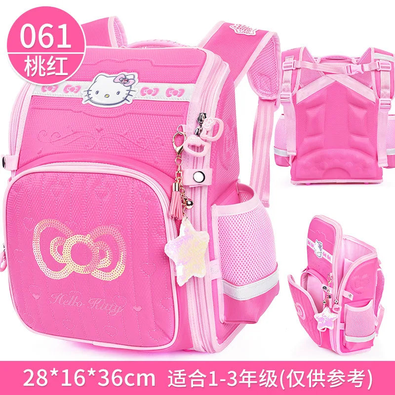 Hello Kitty Girls’ School Backpack - KT0061B Peach Red - Women Bags & Wallets - School Backpacks - 7 - 2024