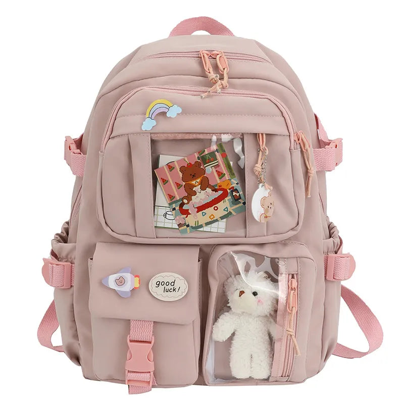Kawaii School Backpack - Pink - Women Bags & Wallets - Apparel & Accessories - 9 - 2024