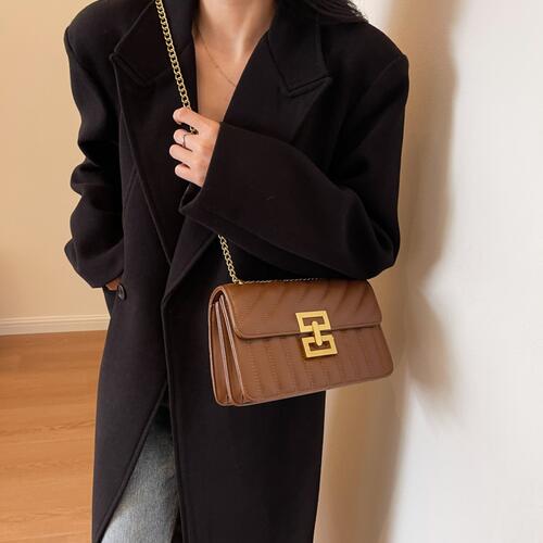 PU Leather Crossbody Bag - Chestnut / One Size - Women Bags & Wallets - Handbags - 2 - 2024