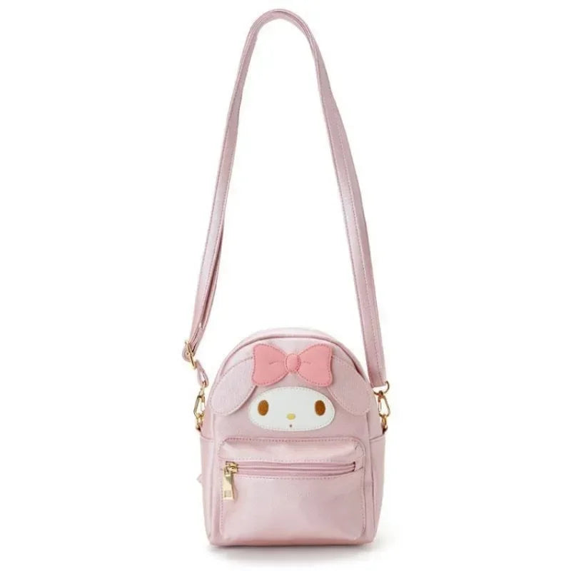 Sanrio Kawaii Hello Kitty & Friends Backpack - Crossbody Schoolbag - Melody - Women Bags & Wallets - Backpacks - 7