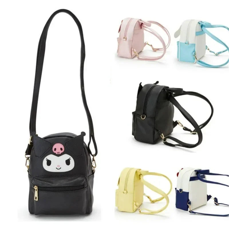 Sanrio Kawaii Hello Kitty & Friends Backpack - Crossbody Schoolbag - Women Bags & Wallets - Backpacks - 2 - 2024