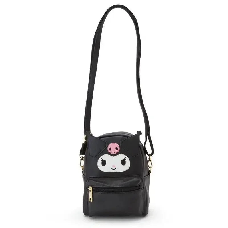 Sanrio Kawaii Hello Kitty & Friends Backpack - Crossbody Schoolbag - Kuromi - Women Bags & Wallets - Backpacks - 8