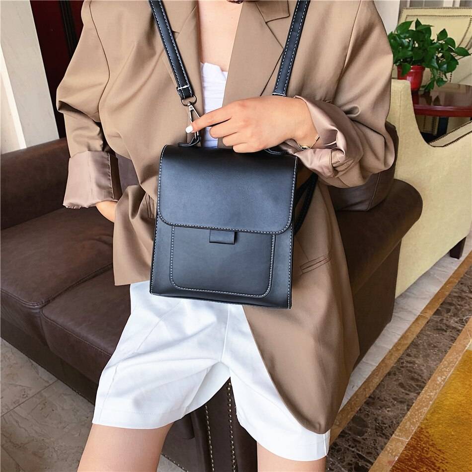 Small Leather Backpack - Women Bags & Wallets - Shirts & Tops - 16 - 2024