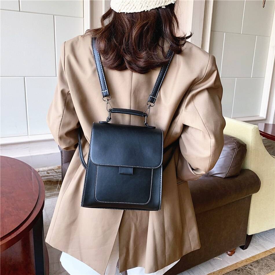Small Leather Backpack - Women Bags & Wallets - Shirts & Tops - 15 - 2024