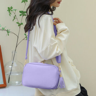 Tassel PU Leather Crossbody Bag - Women Bags & Wallets - Handbags - 18 - 2024