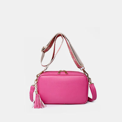 Tassel PU Leather Crossbody Bag - Deep Rose / One Size - Women Bags & Wallets - Handbags - 1 - 2024