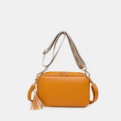 Tassel PU Leather Crossbody Bag - Pumpkin / One Size - Women Bags & Wallets - Handbags - 4 - 2024