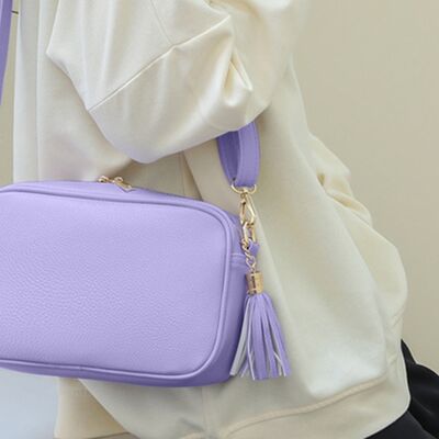 Tassel PU Leather Crossbody Bag - Women Bags & Wallets - Handbags - 19 - 2024